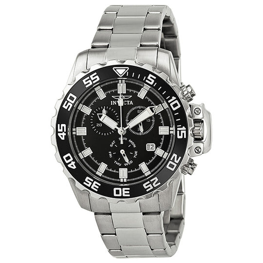 Invicta Men's 13624 Pro Diver Quartz Chronograph Black Dial Watch