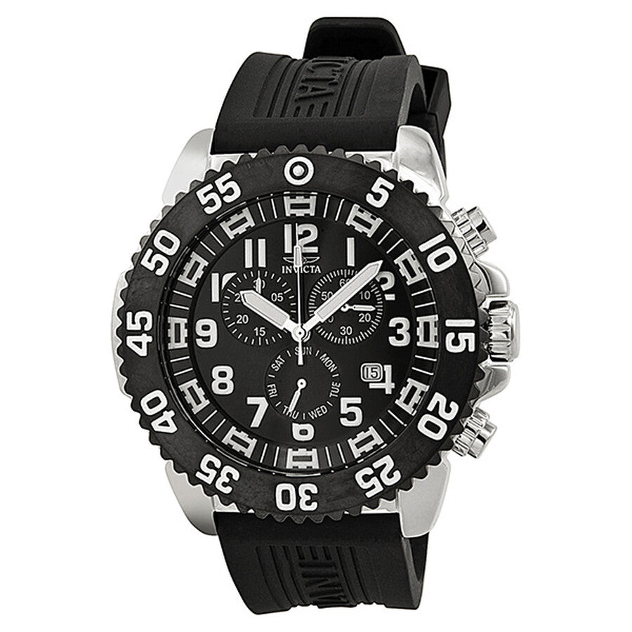 Invicta Men's 12530 Pro Diver Quartz Chronograph Black Dial Watch