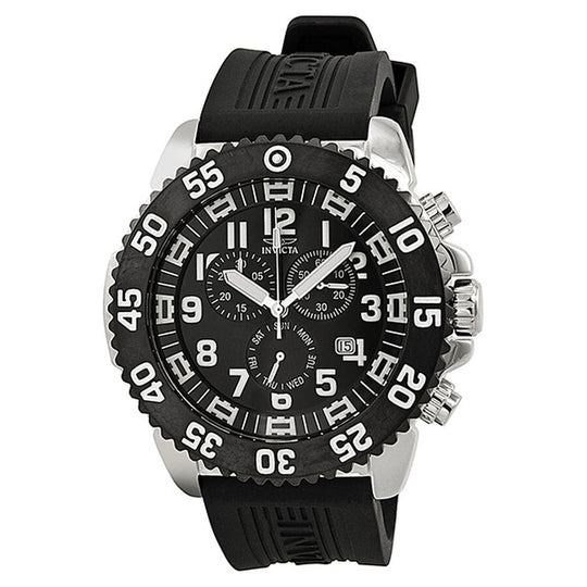 Invicta Men's 12530 Pro Diver Quartz Chronograph Black Dial Watch