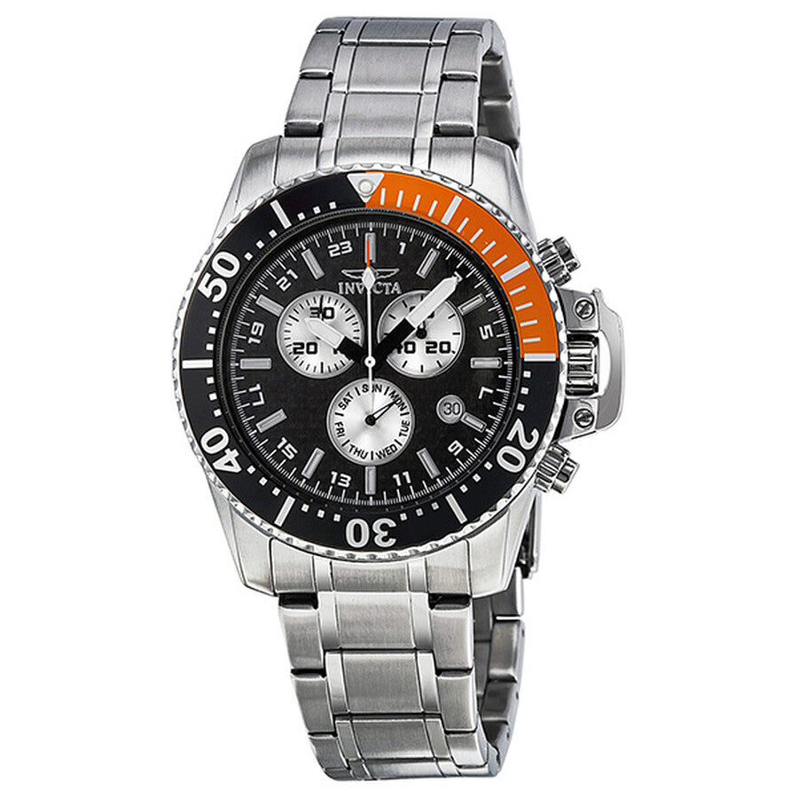 Invicta Men's 11282 Pro Diver Quartz Chronograph Black Dial Watch
