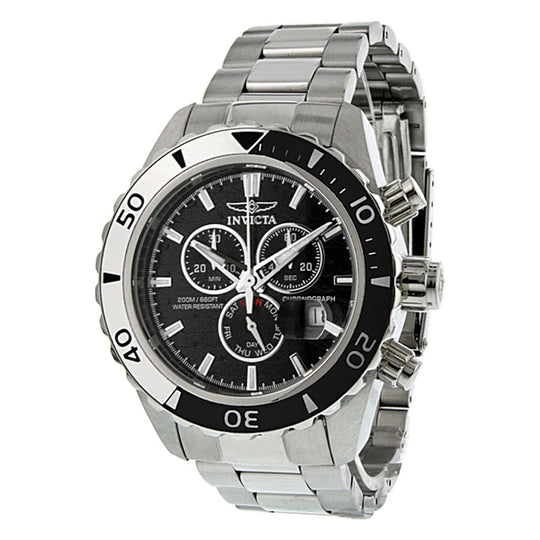 Invicta Men's 12443 Pro Diver Quartz Chronograph Black Dial Watch