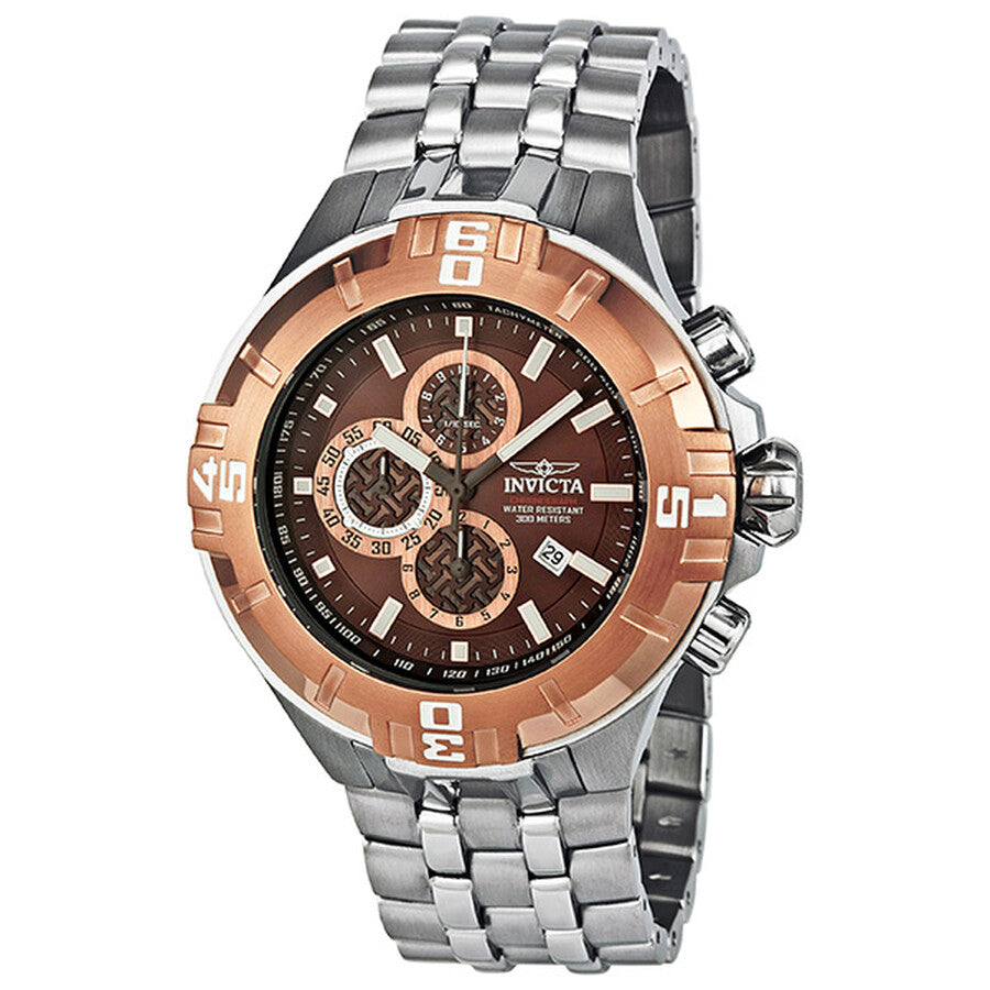 Invicta Men's 12357 Pro Diver Quartz Chronograph Brown Dial Watch