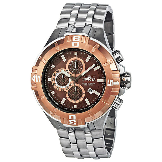 Invicta Men's 12357 Pro Diver Quartz Chronograph Brown Dial Watch
