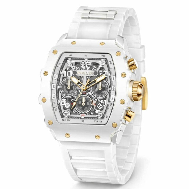 Invicta Men's Invicta Racing Quartz MG53 Silver Dial Watch
