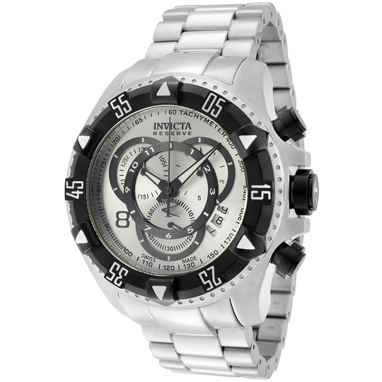 Invicta Men's 1881 Reserve Quartz Chronograph Silver-tone Dial Watch