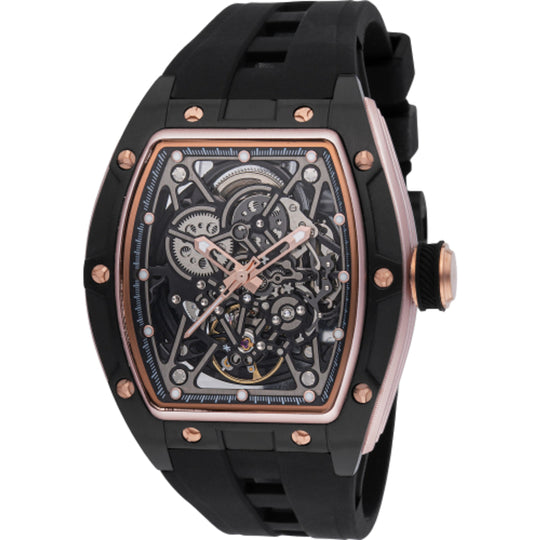 Invicta Men's 49016 S1 Rally Automatic 3 Hand Black Dial Watch