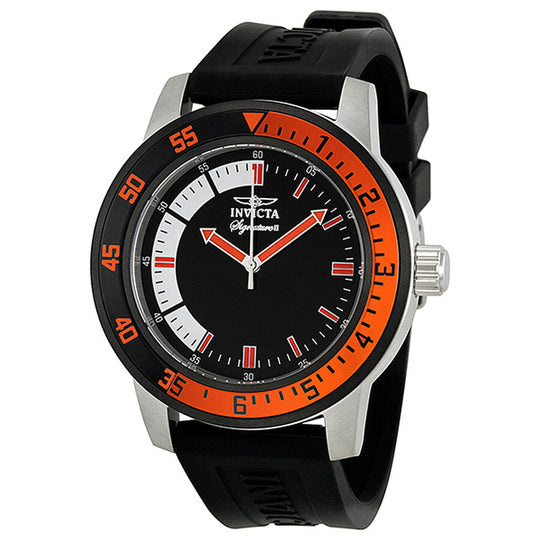 Invicta Men's 7468 Signature Quartz Black Dial Watch