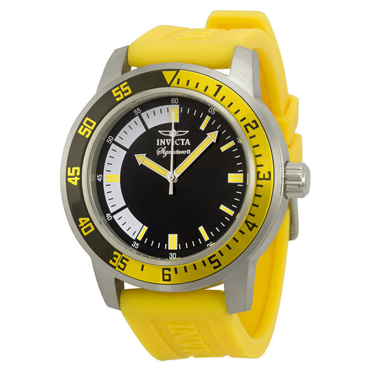 Invicta Men's 7463 Signature II Quartz Black Dial Watch
