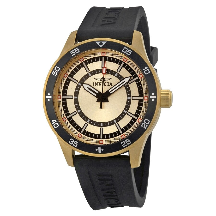 Invicta Men's 144334 Specialty Quartz Gold Dial Watch