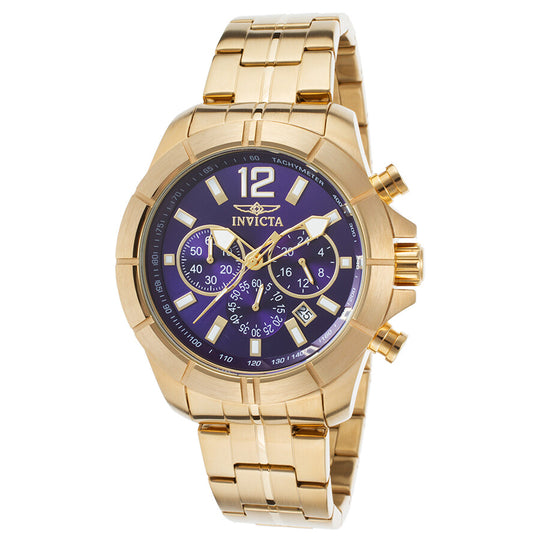 Invicta Men's 21465 Specialty Quartz Chronograph Blue Dial Watch