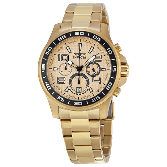 Invicta Men's 14392 Specialty Quartz Chronograph Gold Dial Watch
