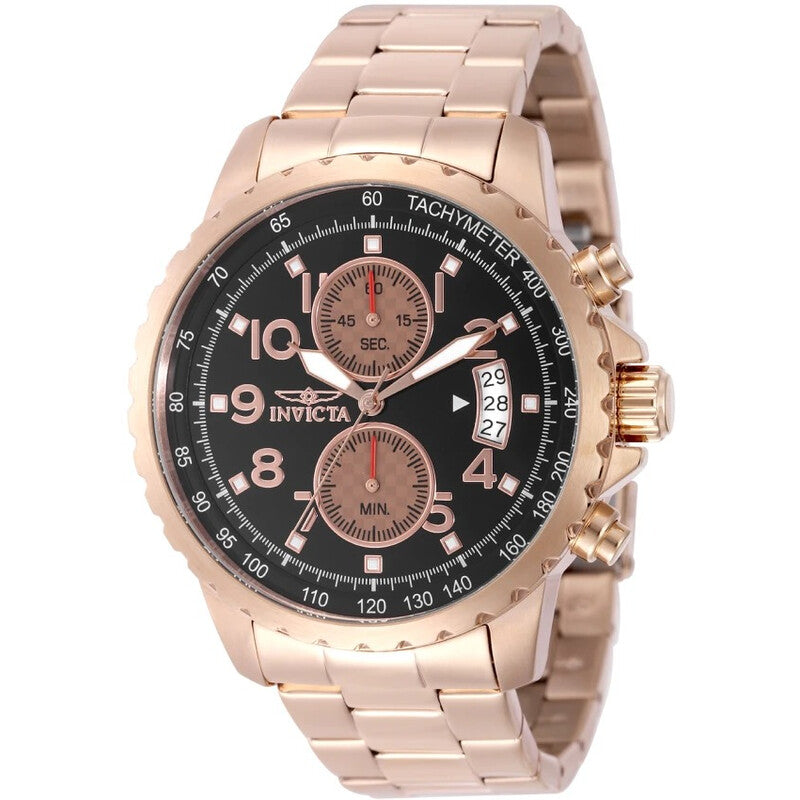 Invicta Men's 50684 Specialty Quartz VD51 Black Dial Watch