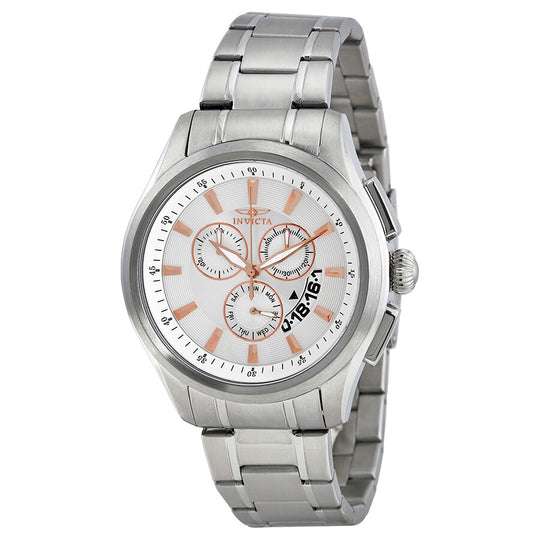 Invicta Men's 1974 Specialty Quartz Chronograph Silver Dial Watch