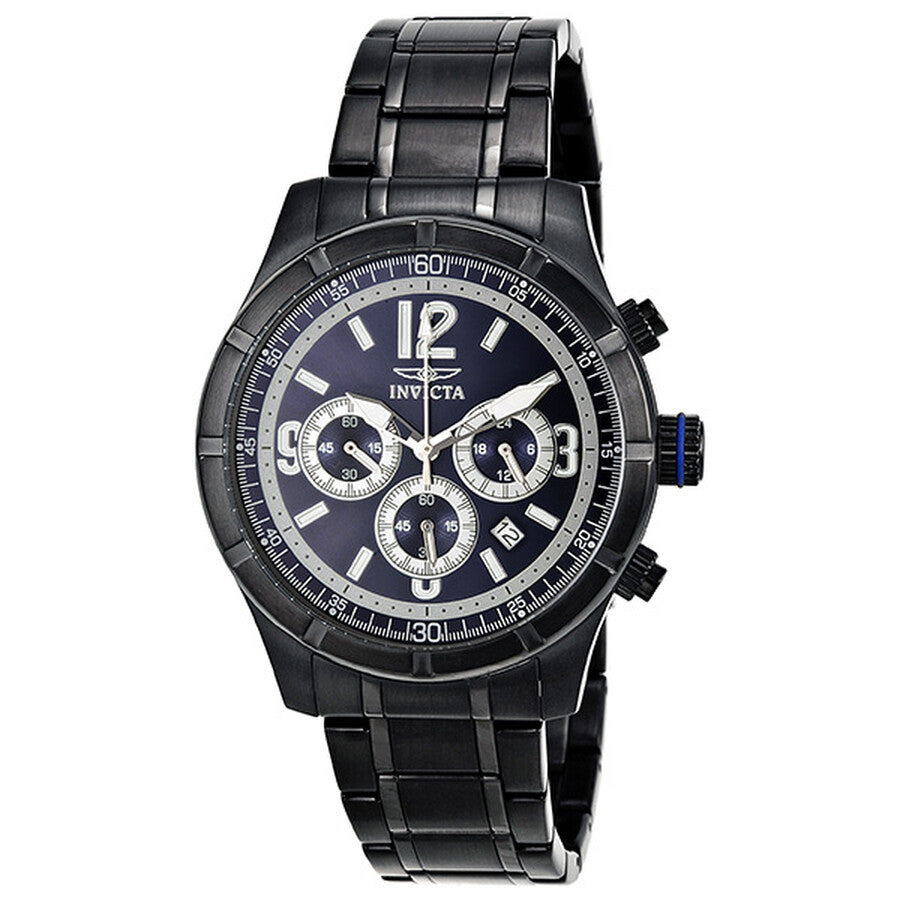 Invicta Men's 11380 Specialty Quartz Chronograph Blue Dial Watch