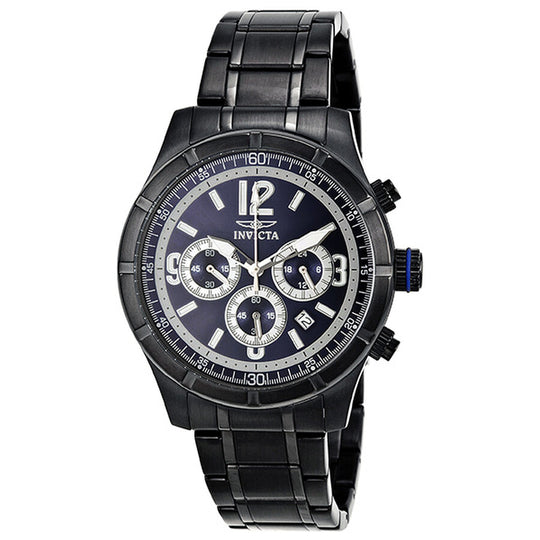 Invicta Men's 11380 Specialty Quartz Chronograph Blue Dial Watch