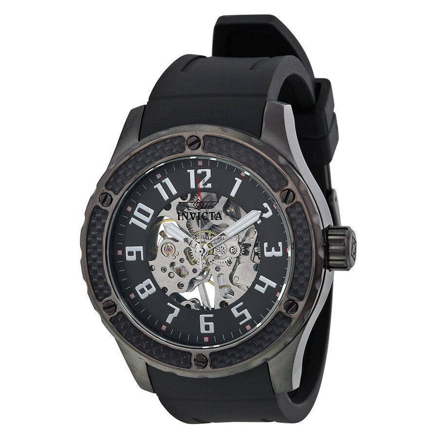 Invicta Men's 16281 Specialty Automatic Black Skeleton Dial Watch