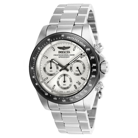 Invicta Men's 26111 Speedway Quartz Chronograph Silver Dial Watch
