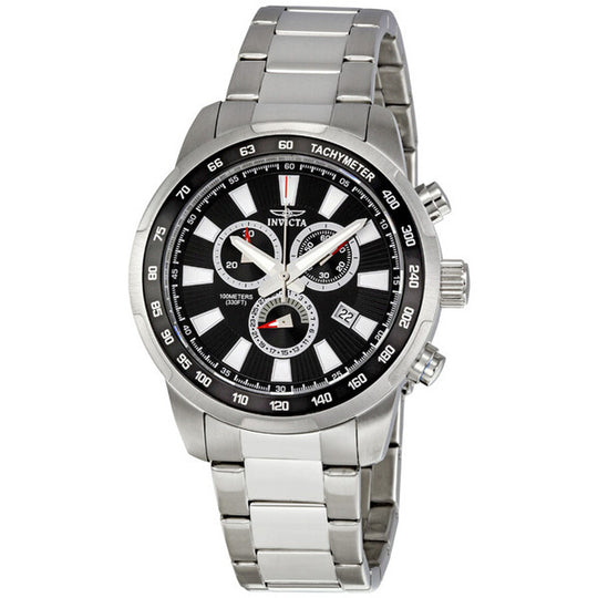 Invicta Men's 1555 Specialty Quartz Chronograph Black Dial Watch