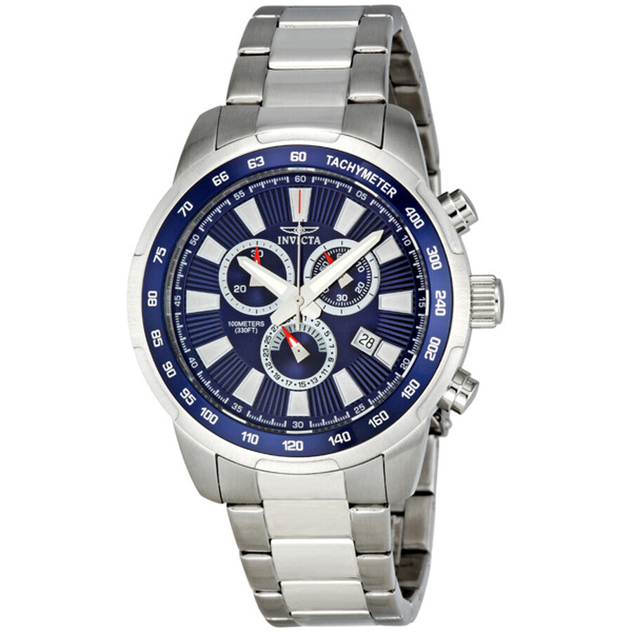 Invicta Men's 1556 Specialty Quartz Chronograph Blue Dial Watch