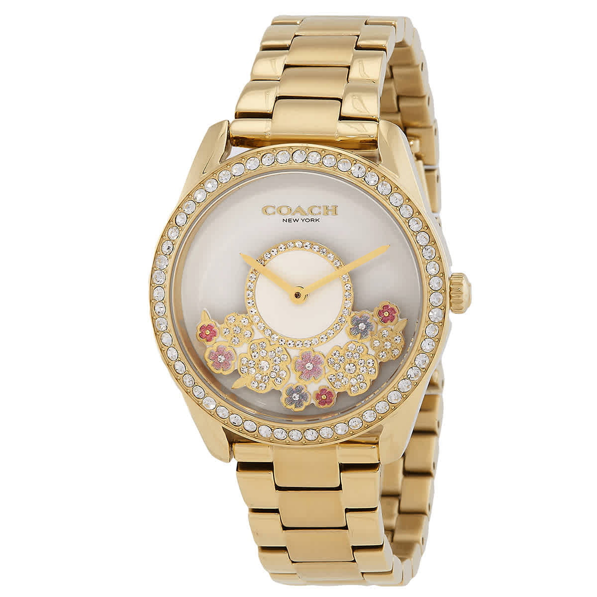 Coach Preston Women's Gold-tone Bracelet Quartz Watch - 14503777