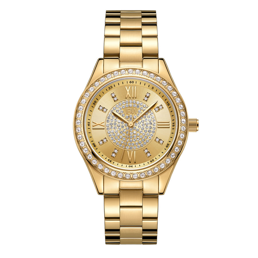 JBW Mondrian 34 Women's Gold-tone Bracelet Quartz Watch - J6388A