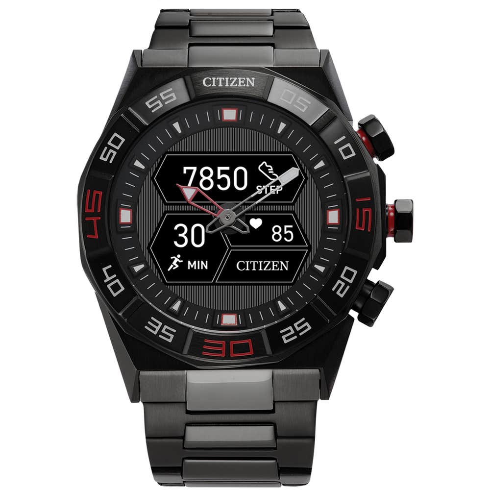 Citizen CZ Smart Hybrid Gen-2 Unisex Black Bracelet Quartz Watch - JX2005-55E