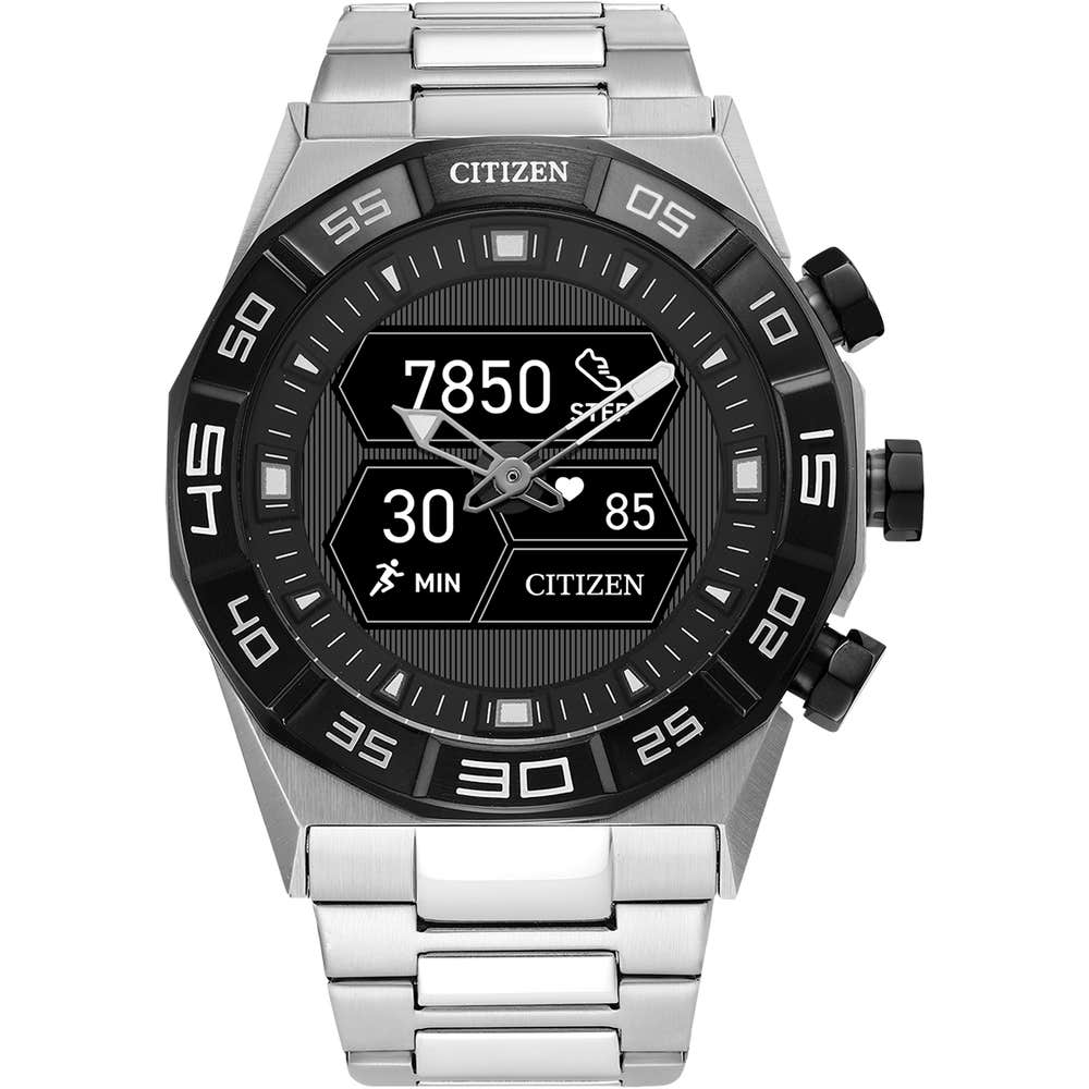 Citizen CZ Smart Hybrid Gen-2 Unisex Silver-tone Bracelet Quartz Watch - JX2006-52E