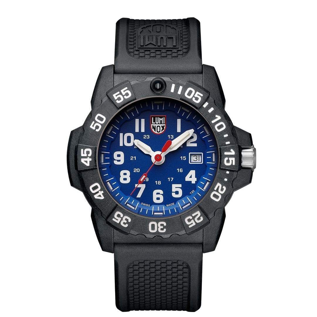 Edox Navy SEAL 3500 Series Men's Black Strap Quartz Watch - XS.3503.F