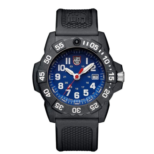 Edox Navy SEAL 3500 Series Men's Black Strap Quartz Watch - XS.3503.F