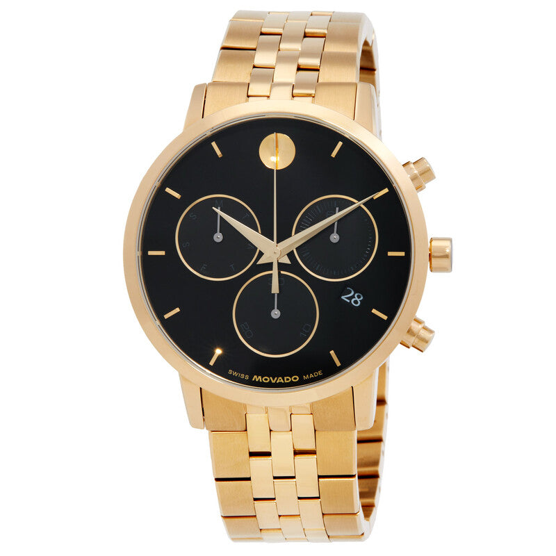 Movado Museum Classic Men's Black Dial Quartz Watch 0607810