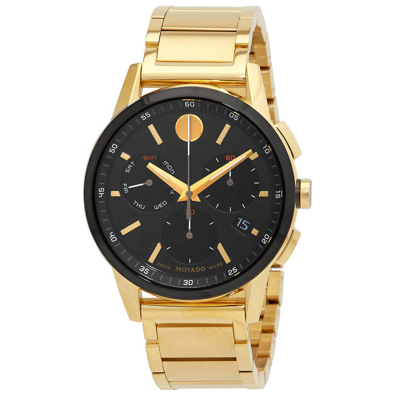 Movado Museum Sport Men's Black Dial Quartz Watch 0607803