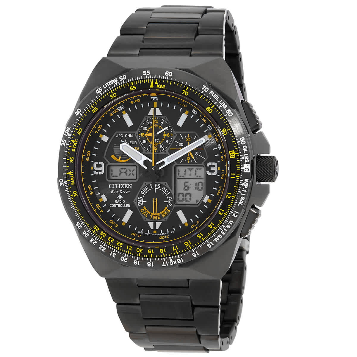 Citizen Promaster Skyhawk A-T Men's Black Bracelet Quartz Watch - JY8127-59E