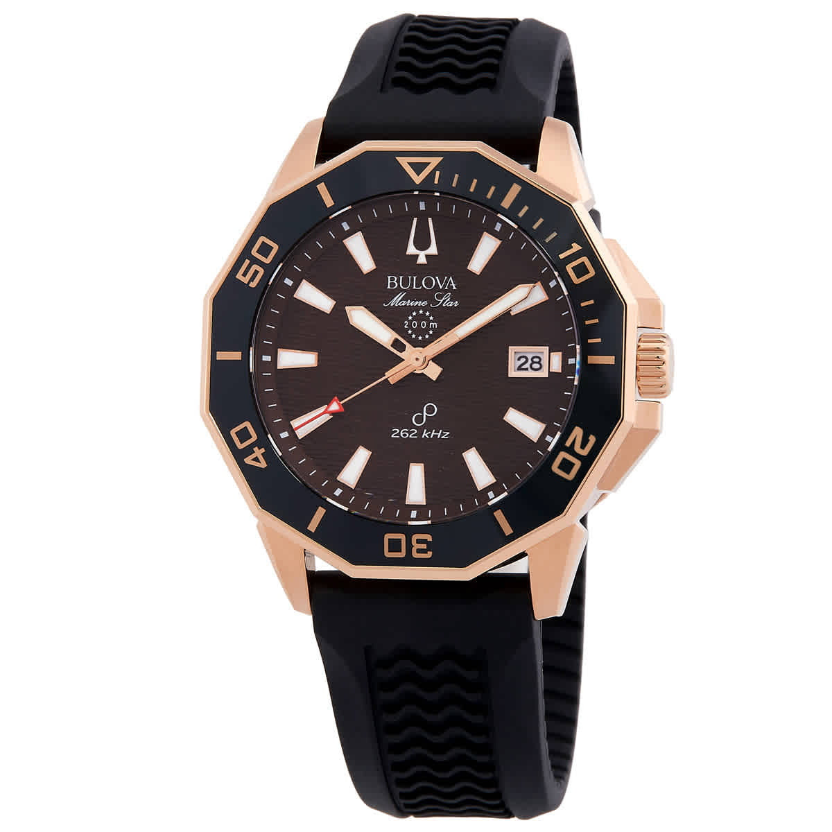 Bulova Marine Star HPQ Precisionist Men's Black Strap Quartz Watch - 98B421