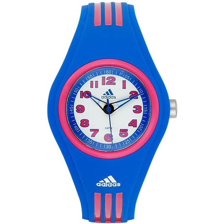 Adidas Adidas Kids Unisex Blue and Pink Strap Quartz Watch - ADM2056