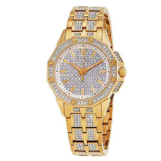 Bulova Octava  Women's Gold-tone Bracelet Quartz Watch - 98L302