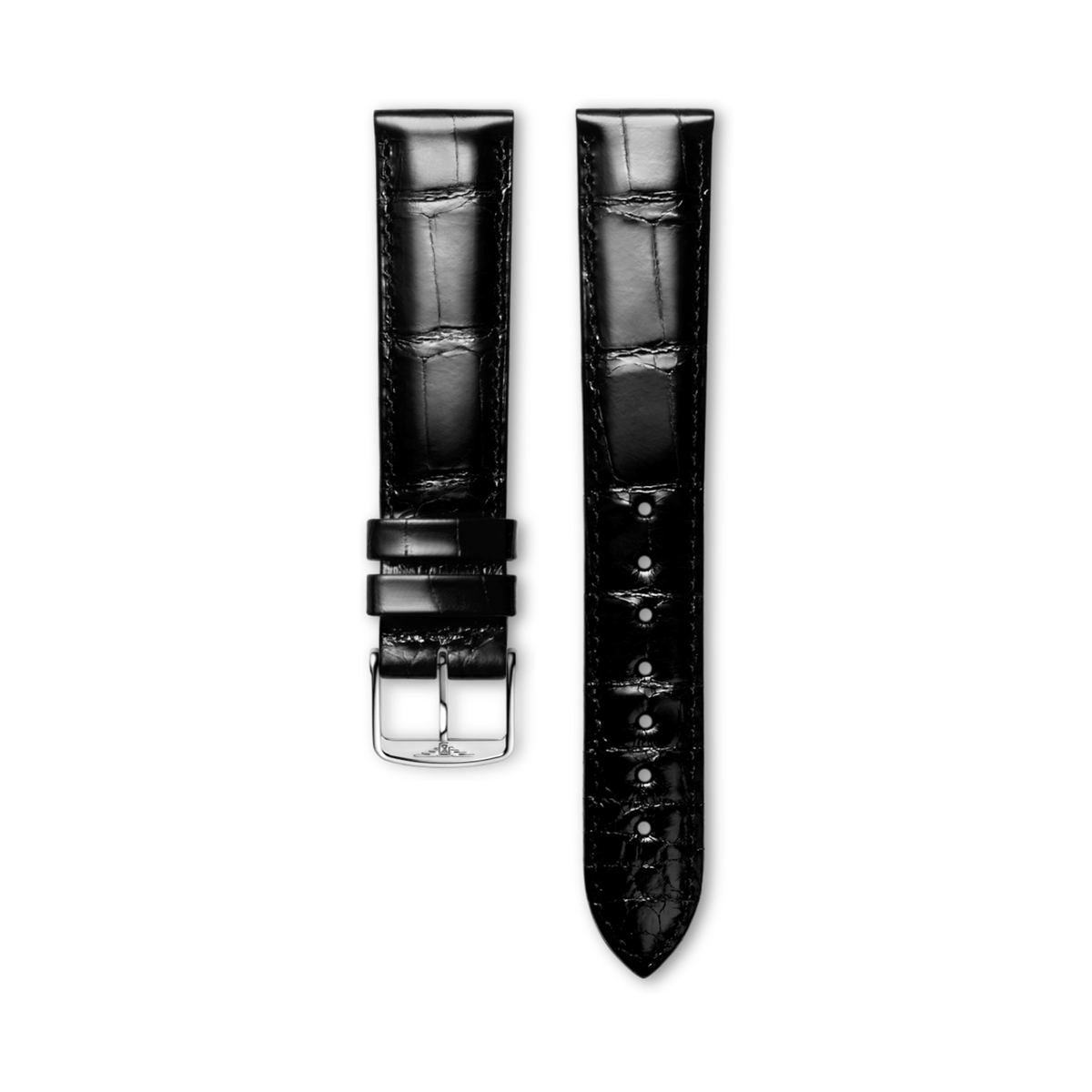 Longines Présence Black Genuine Alligator Leather Strap L682134844