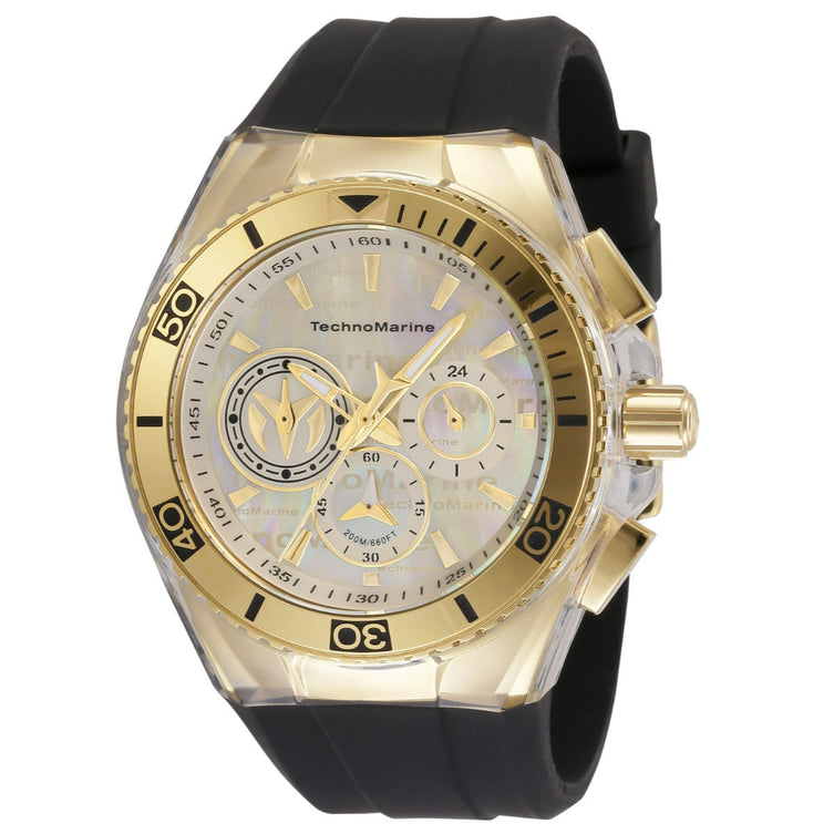 Technomarine Men's TM-120026 Cruise Quartz Chronograph Champagne Dial Watch