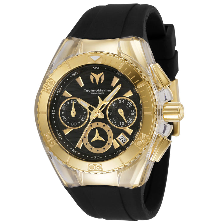 Technomarine Women's TM-120036 Cruise Quartz Chronograph Black Dial Watch