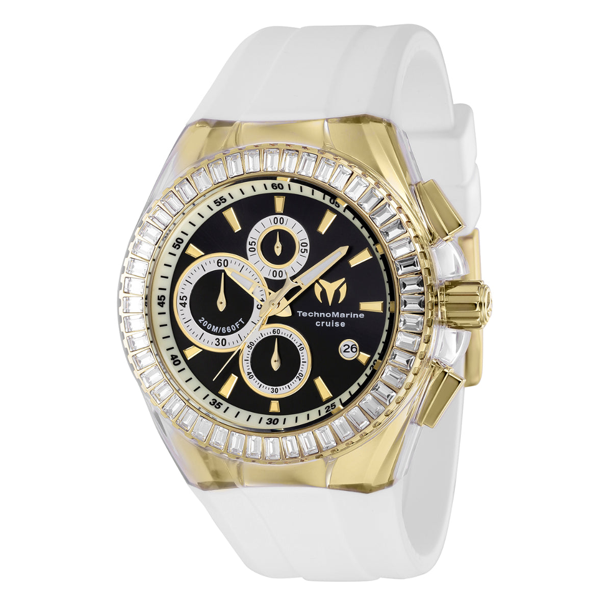 Technomarine Men's TM-121153 Cruise Quartz Chronograph Black Dial Watch