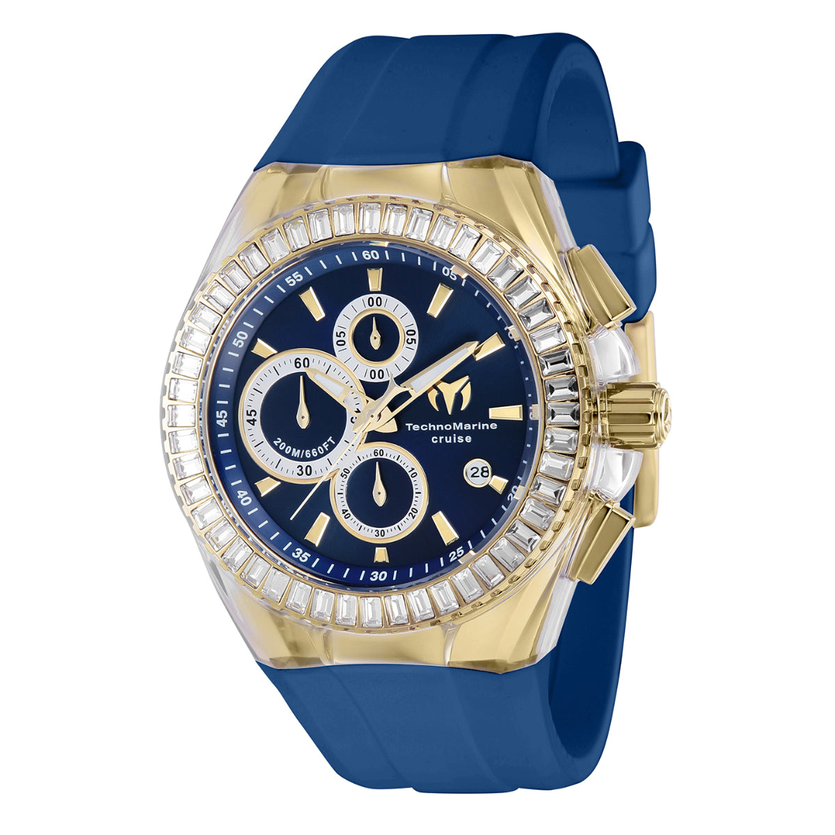 Technomarine Men's TM-121158 Cruise Quartz Chronograph Blue Dial Watch