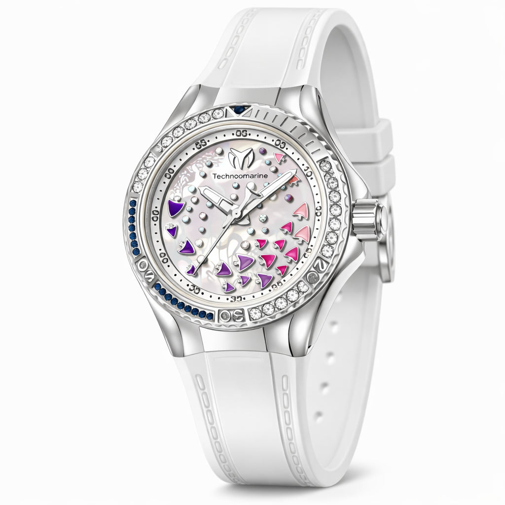 TECHNOMARINE Women's TM-125003 Cruise Quartz PC21 Mother of Pearl Dial Watch