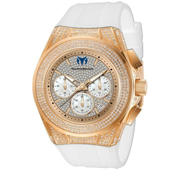 Technomarine Women's TM-125033 Cruise Quartz VD53 Rose, White Dial Watch