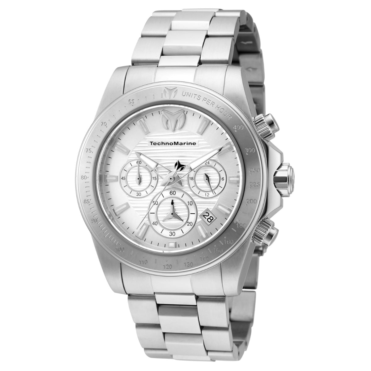 Technomarine Men's TM-219000 Manta Quartz Chronograph White Dial Watch