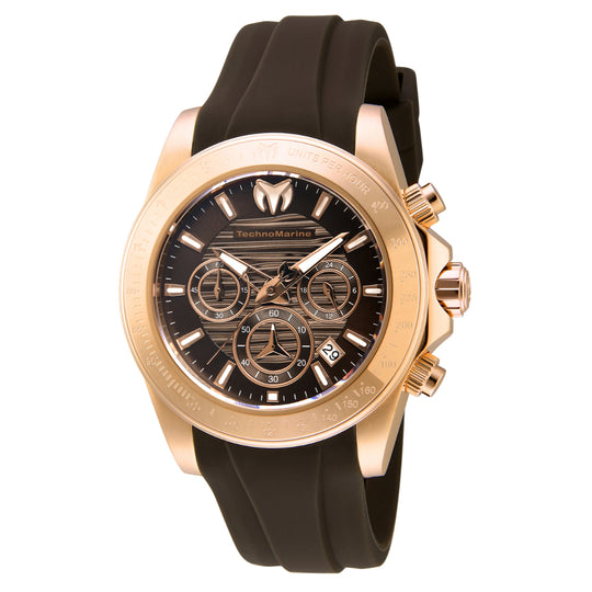 Technomarine Men's TM-219038 Manta Quartz Chronograph Brown Dial Watch