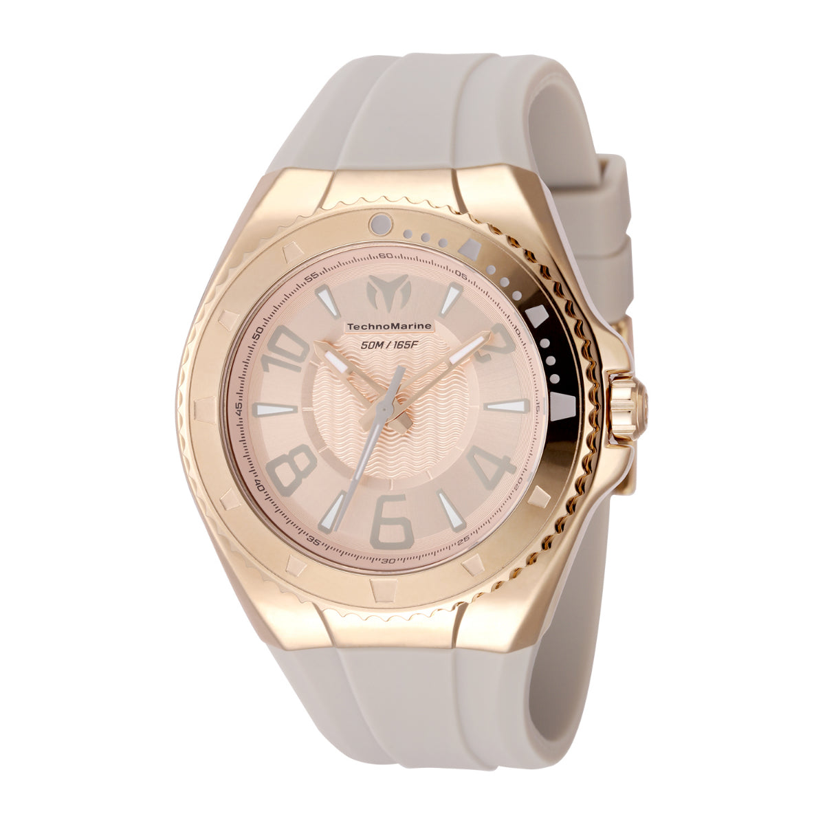 Technomarine Men's TM-225027 Lusso Mare Quartz 2 Hand Rose Gold Dial Watch
