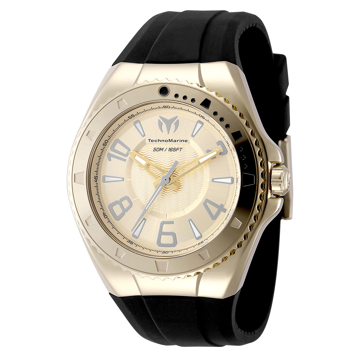 Technomarine Men's TM-225034 Lusso Mare Quartz 2 Hand Gold Dial Watch
