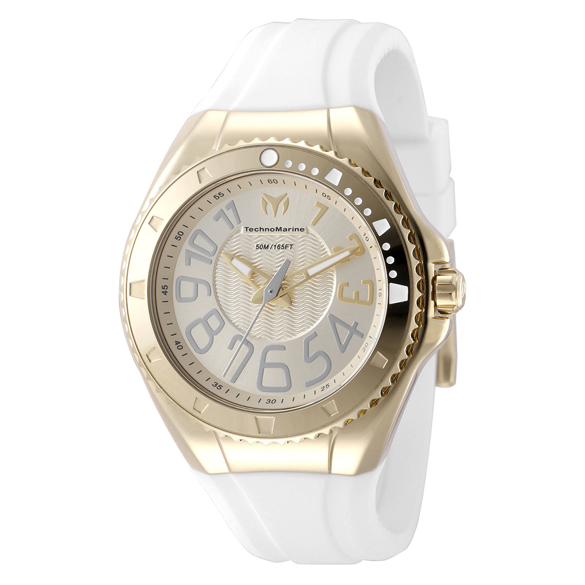 Technomarine Women's TM-225044 Lusso Mare Quartz 3 Hand Gold Dial Watch