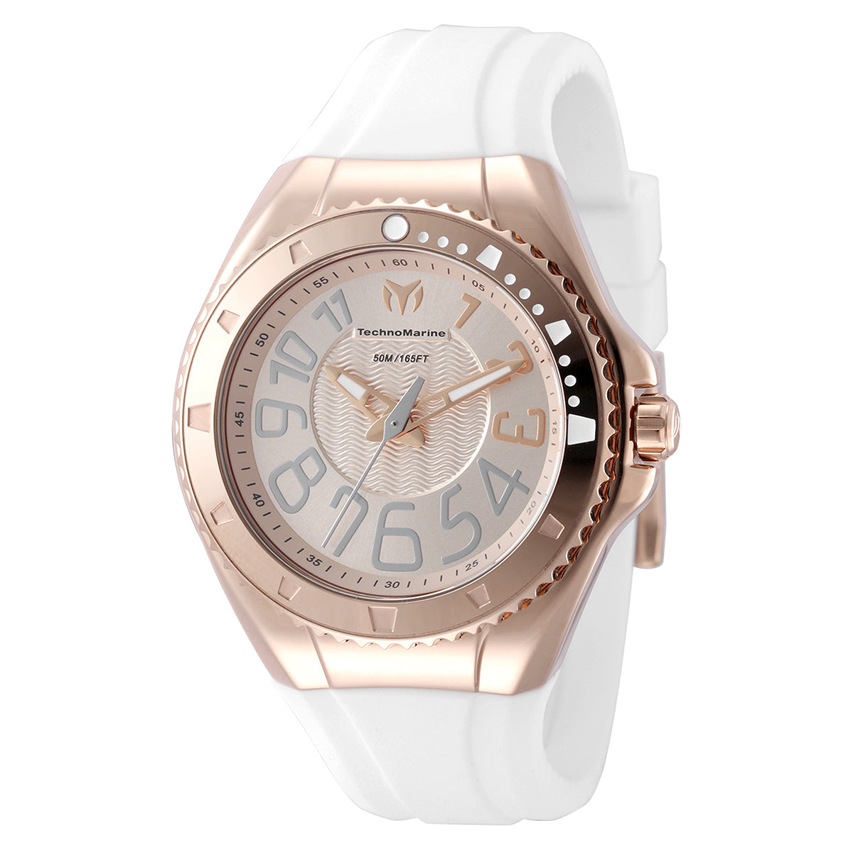 Technomarine Women's TM-225048 Lusso Mare Quartz 3 Hand Rose Gold Dial Watch
