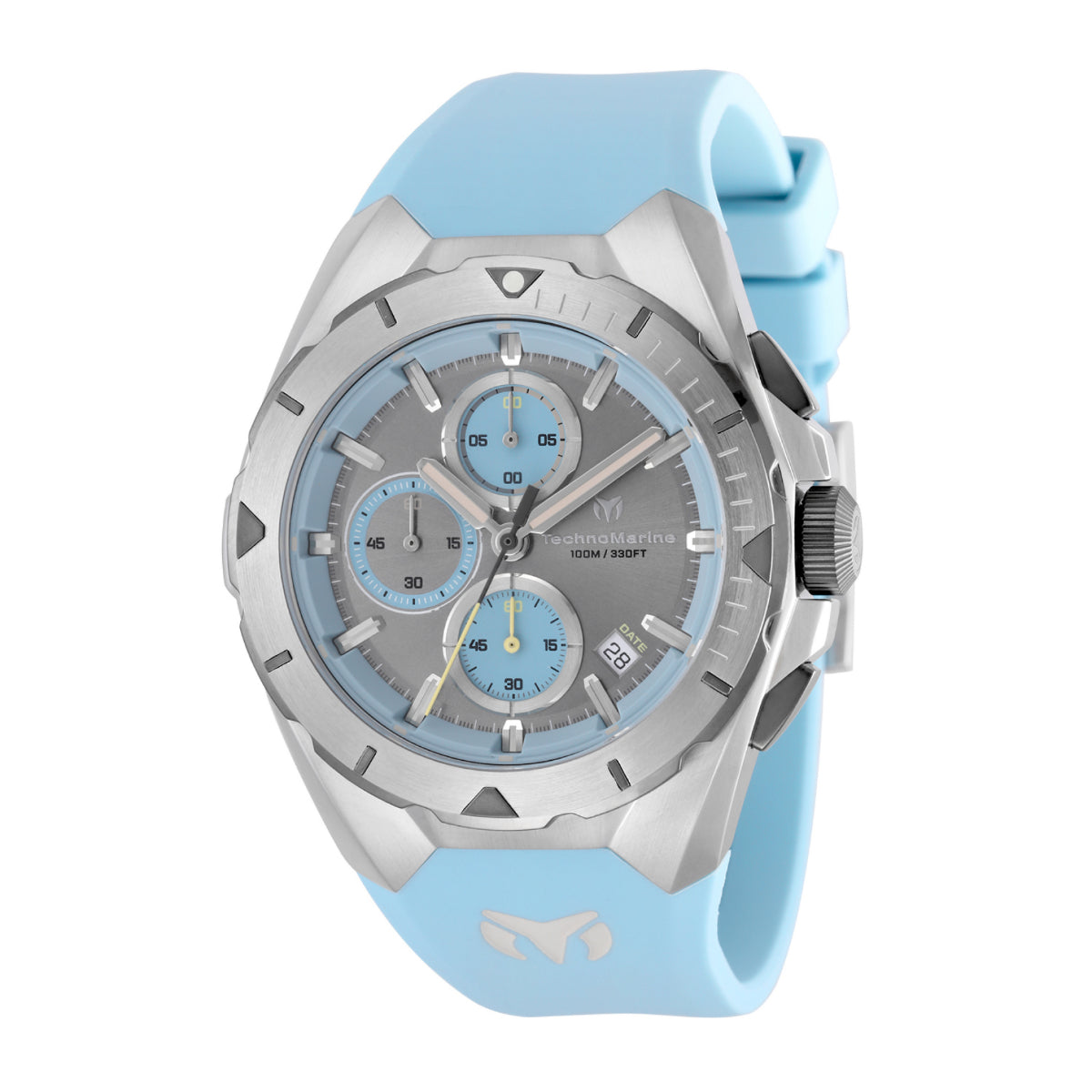 Technomarine Men's TM-318137 OCEAN Quartz VD57 Greyish Blue, Grey Dial Watch