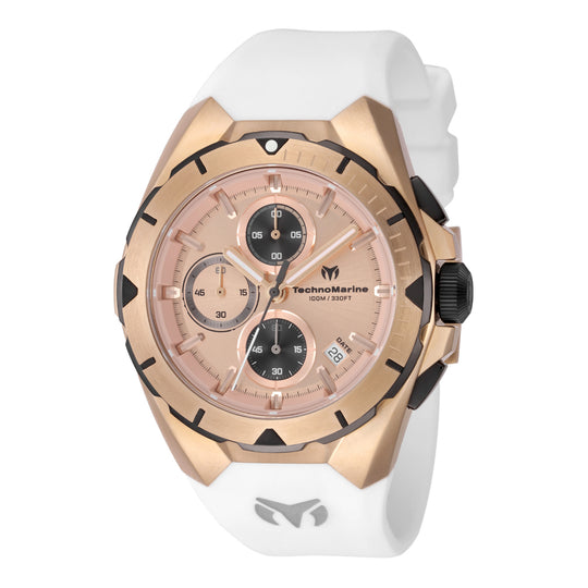 Technomarine Men's TM-318145 OCEAN Quartz VD57 Rose Gold Dial Watch